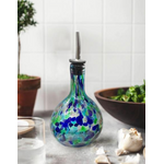 Blue & Green Blown Glass Cruet