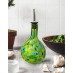Yellow & Green Blown Glass Cruet