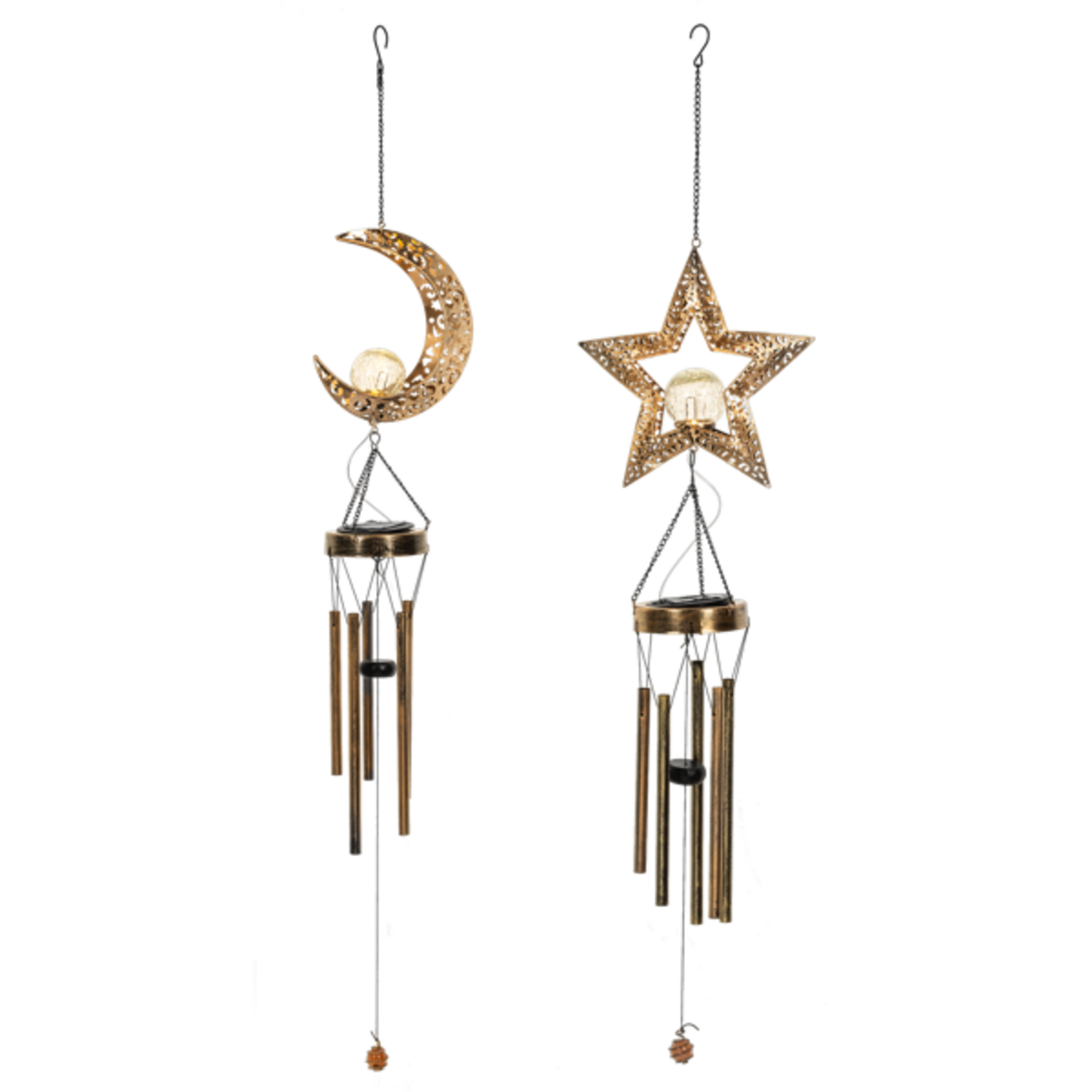 Ganz Solar Light Up Wind Chimes