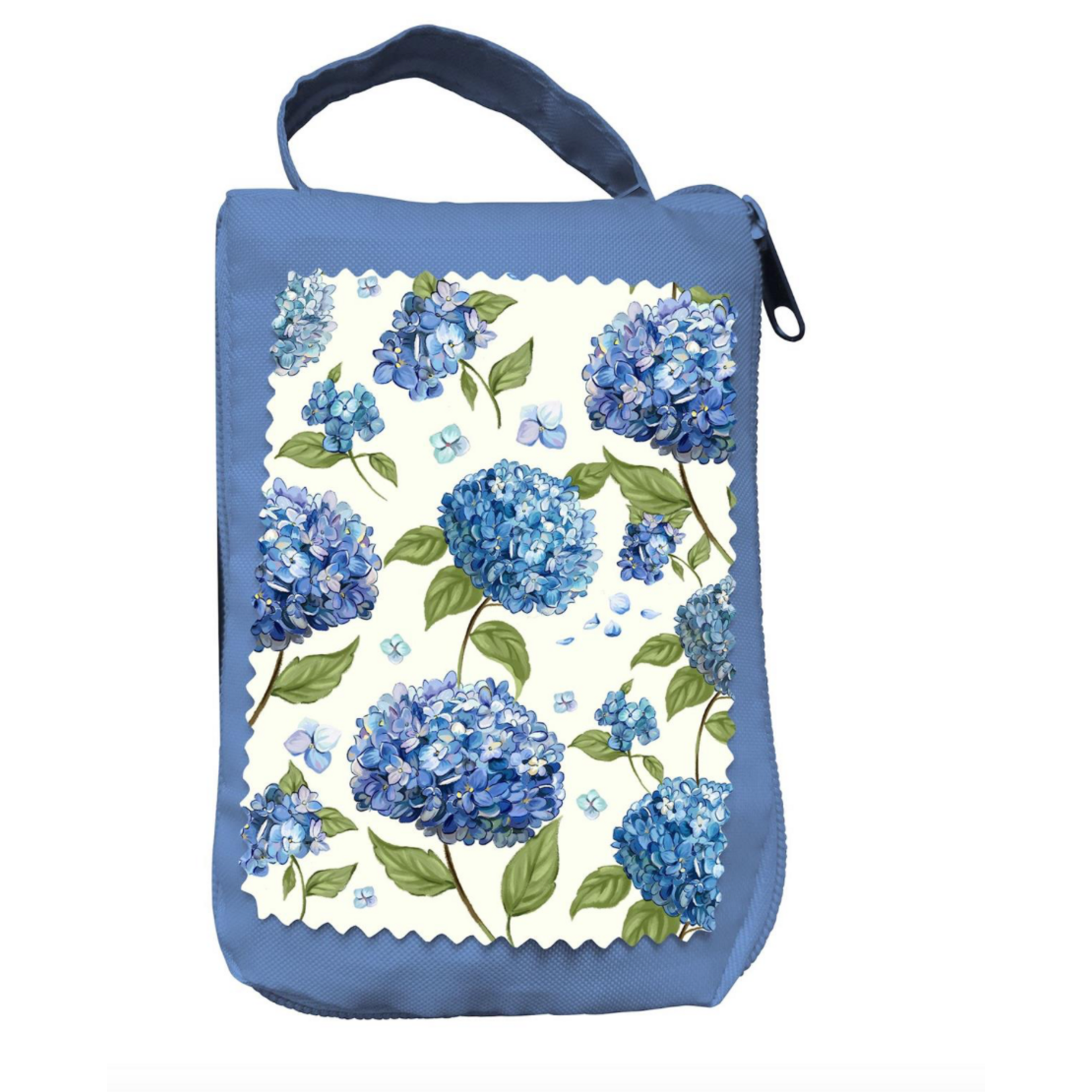 Hydrangea Tote Foldable Compact 15.5"L x 4.5"W x 16.5"H