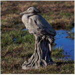 Campania Egret Cast Stone Statue