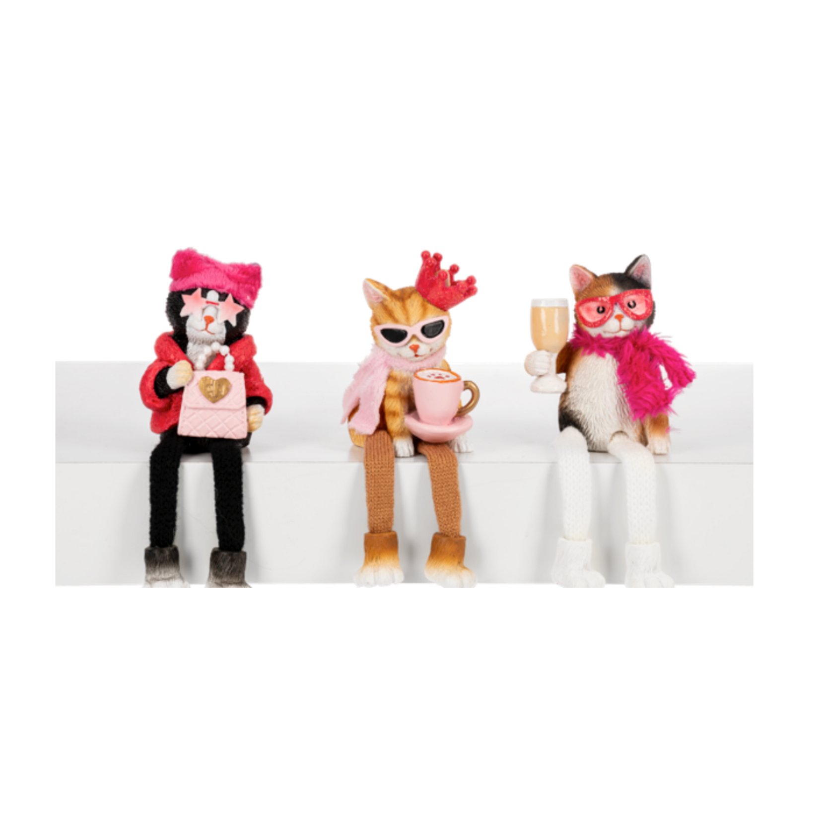 Ganz Purrfectly Chic Cats - Shelfsitters