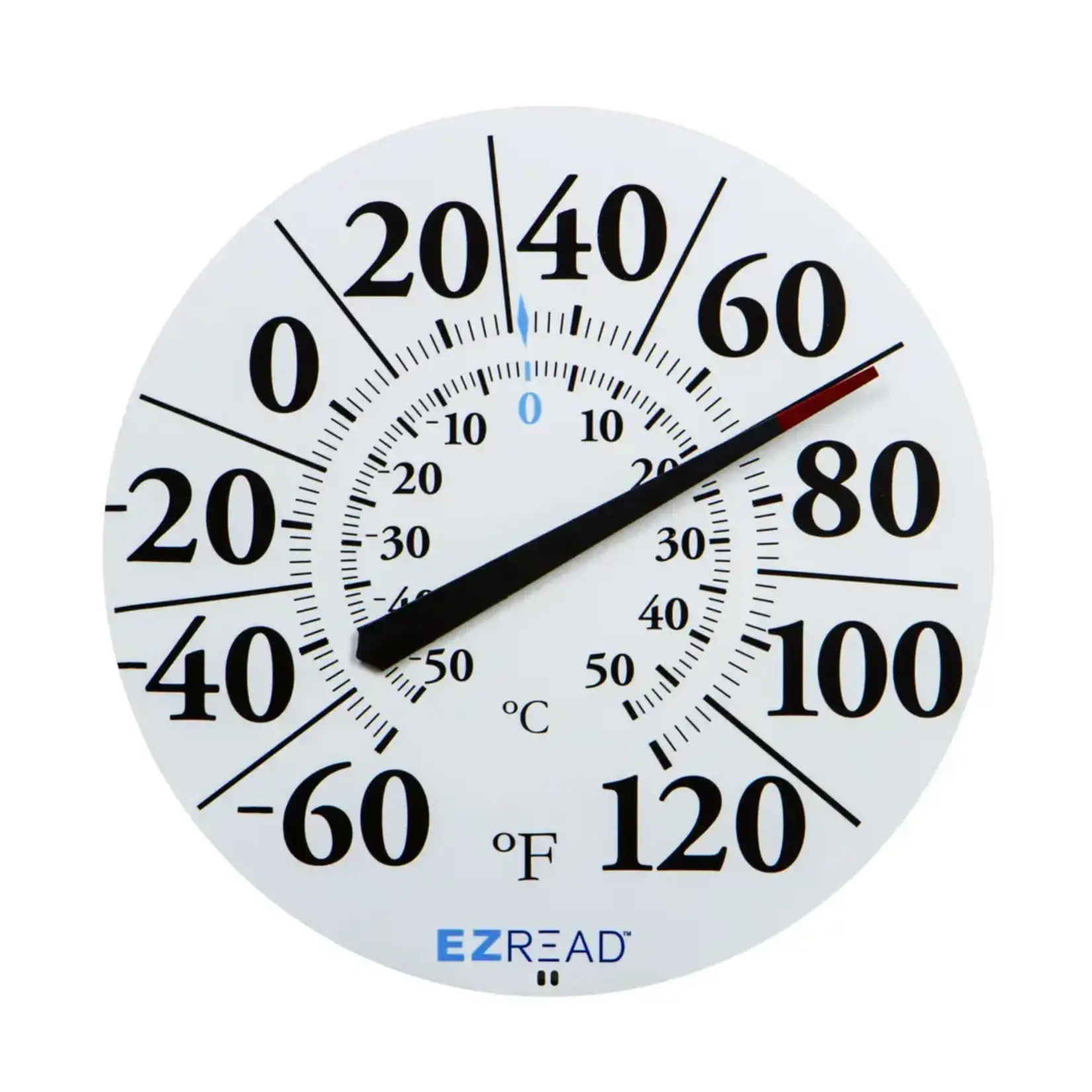 12.5" Round Dial Indoor-Outdoor Thermometer