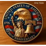 American Independence 250th Anniversary Coin 1776-2026