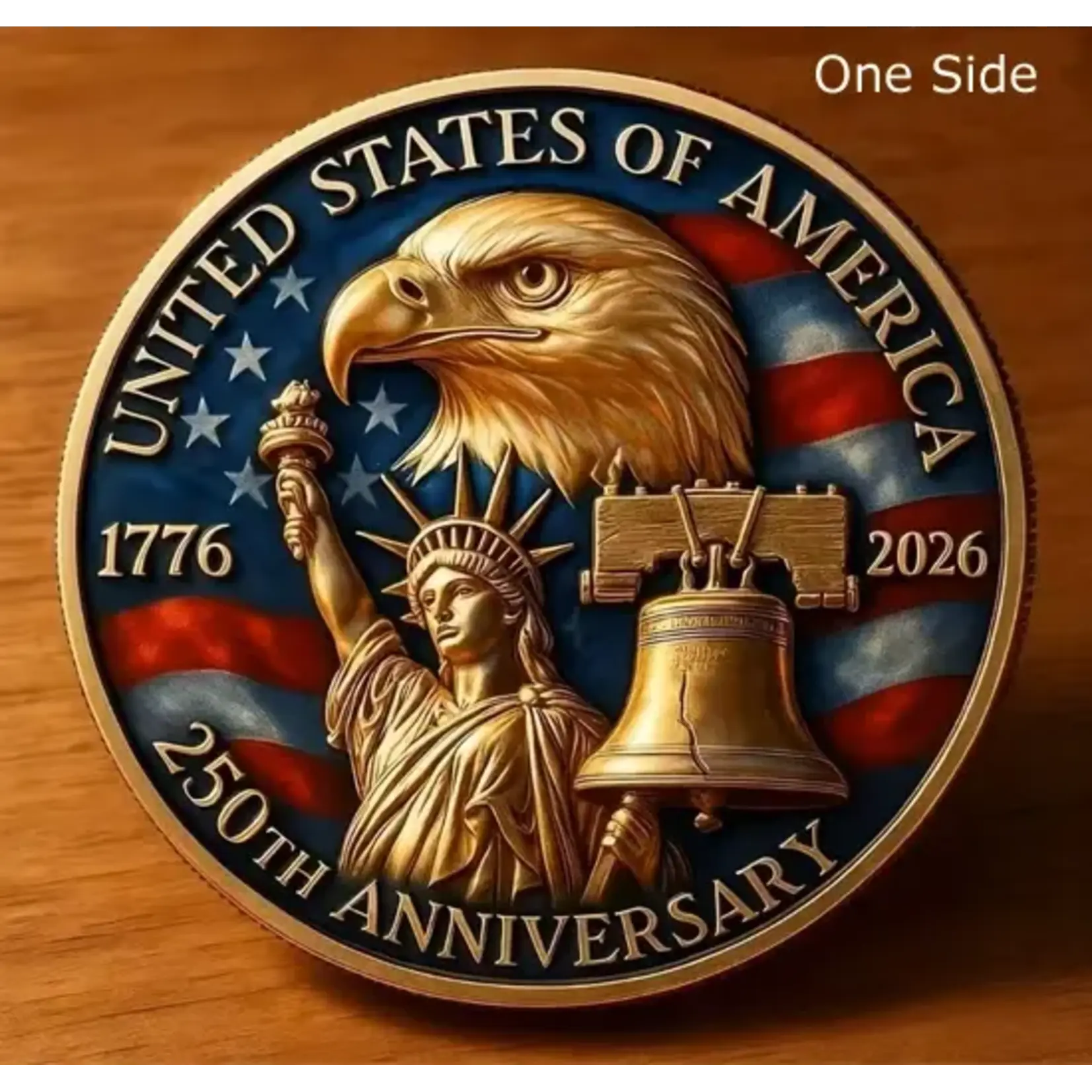 American Independence 250th Anniversary Coin 1776-2026