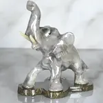 SS Handcrafted Art Marble Elephant 3"