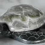 SS Handcrafted Art 3" Marble Turtle