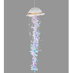 Ganz Jellyfish White & Gold Hanging Decor