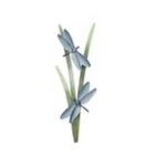 T.I. Designs Dragonfly Pair with Reeds