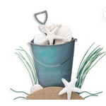 T.I. Designs Beach Bucket Wall Sculpture