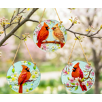 Memorial Glass Suncatchers, Cardinal