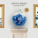 Handblown Glass Ball by Luke Adams- Starry Night