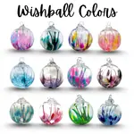 Mini Wish 3" Colorful Hanging Ornament