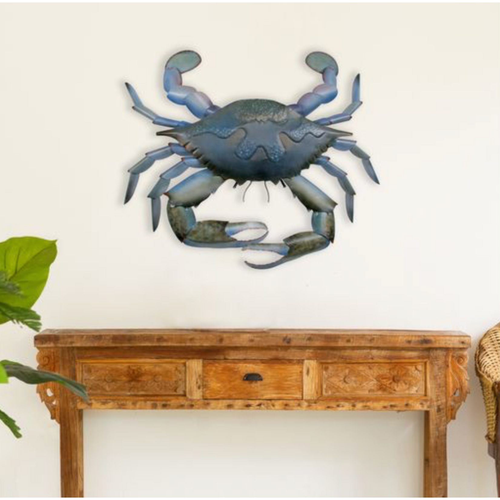 T.I. Designs Blue Crab Wall Art-XL