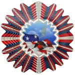 Animated Patriotic Large Wind Spinner