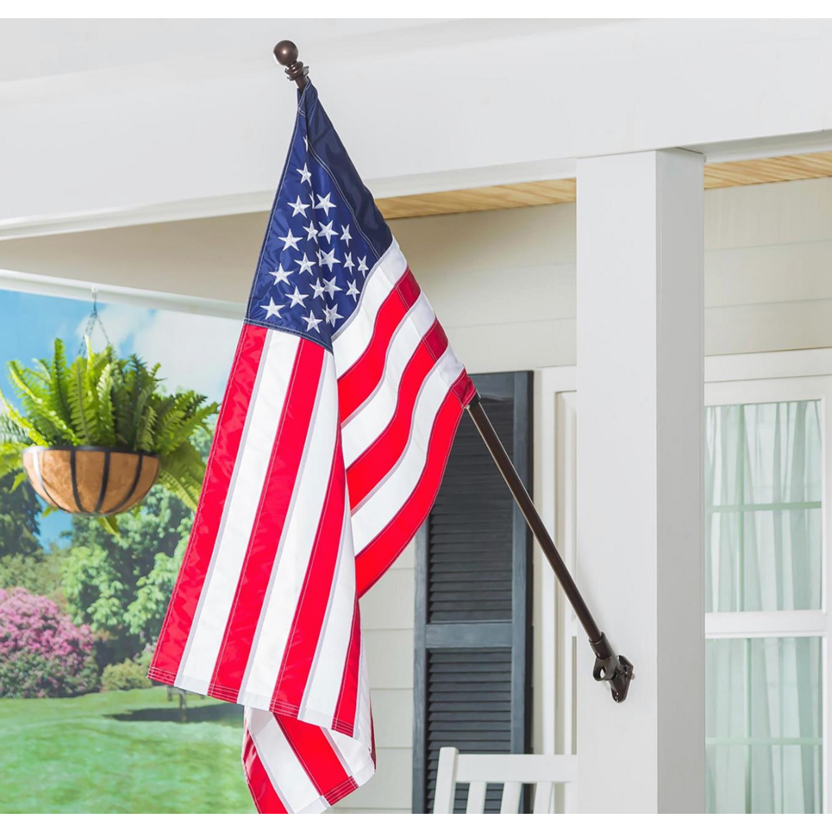Bronze Extendable Metal House Flag Pole