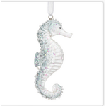 Demdaco Iridescent Blue Seahorse Ornament