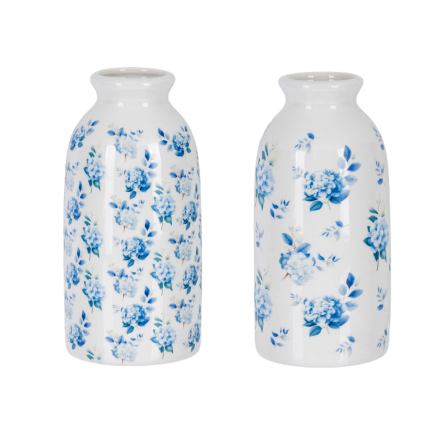 Ganz Blue Hydrangea Vase-choose from 2 styles