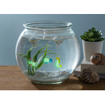 Ganz Floating Glow in Dark Glass Sea Figures
