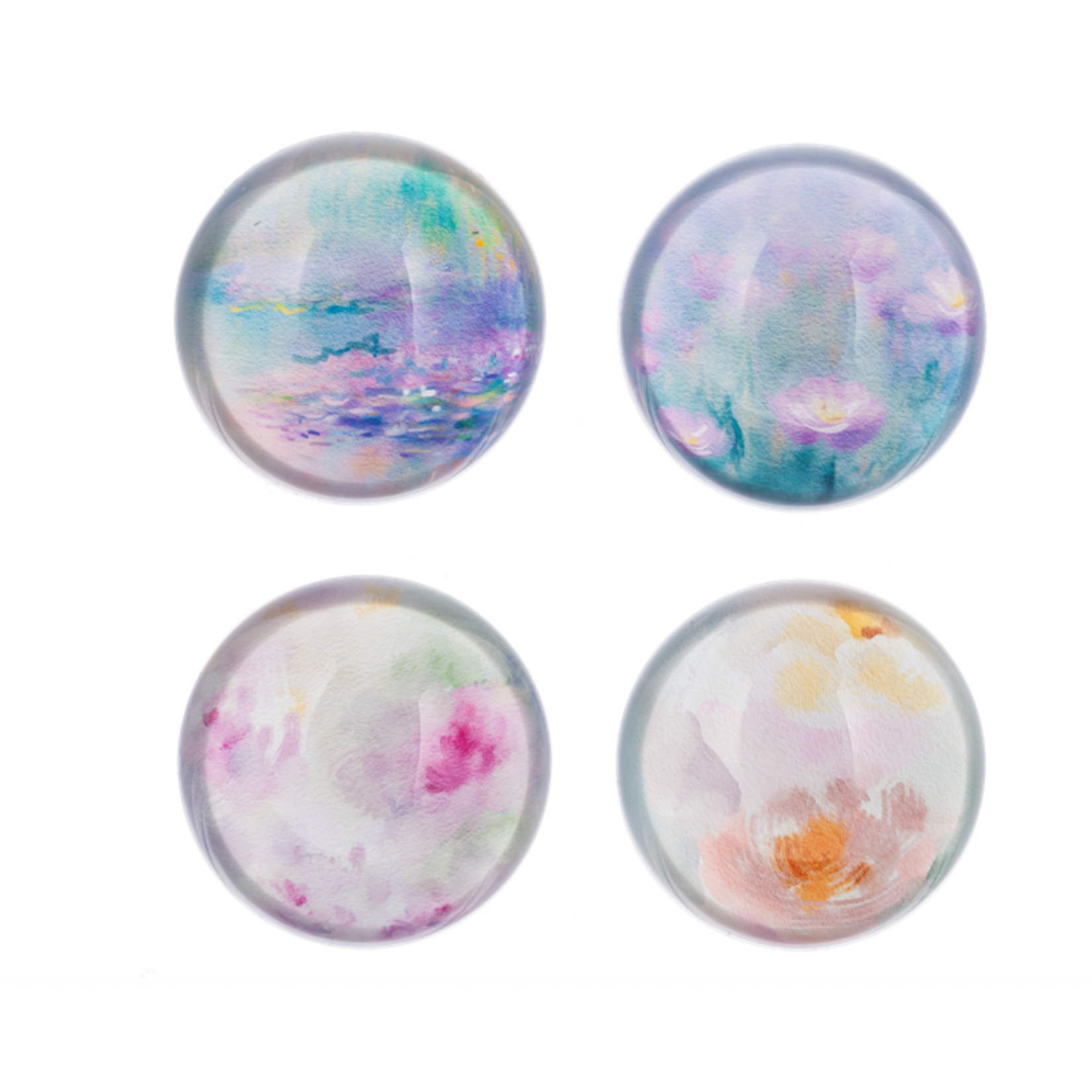 Ganz Watercolor Floral Paperweight