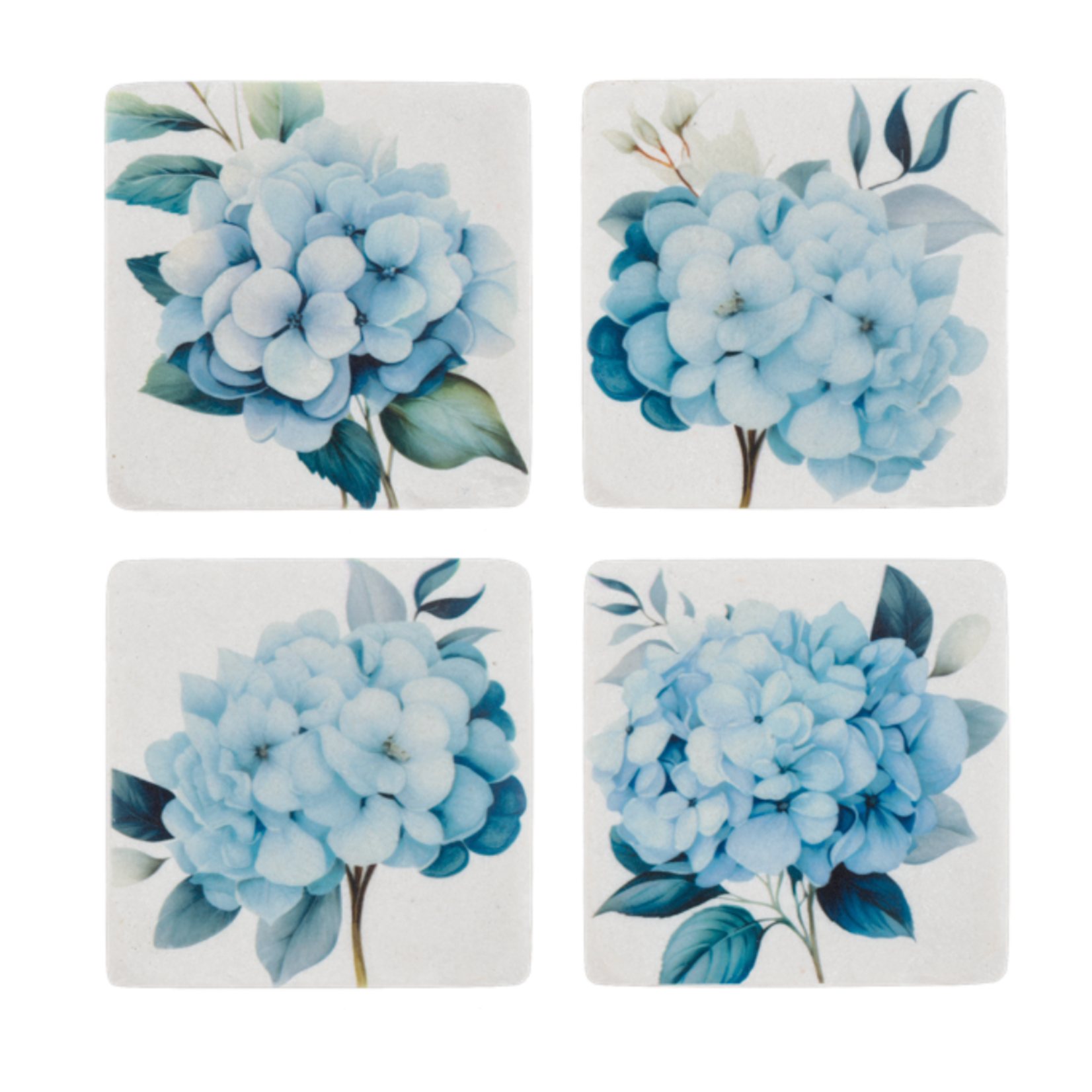 Ganz Hydrangea Coaster Set 4pc