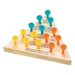 Classic Wooden Peg Game - Travel Size