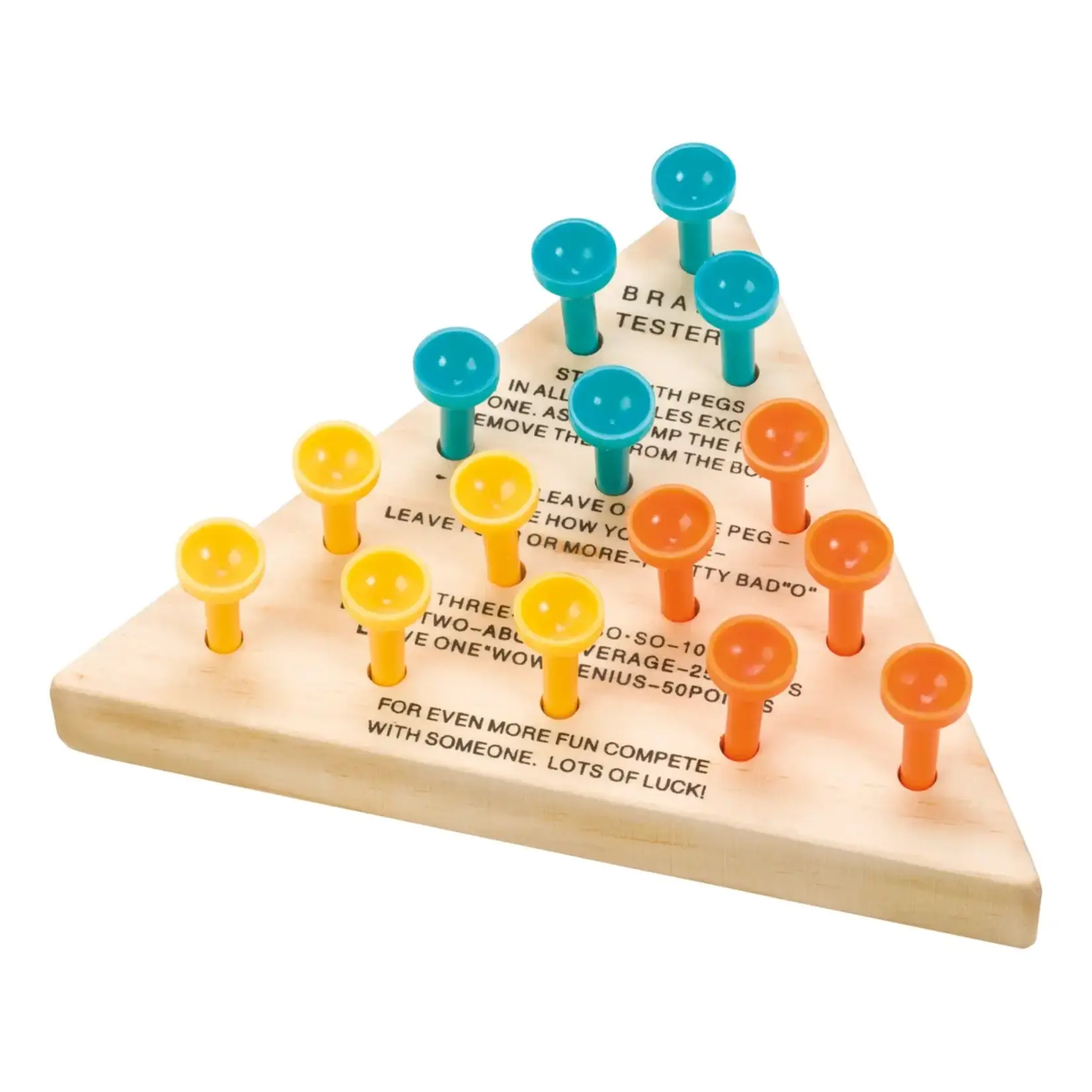 Classic Wooden Peg Game - Travel Size