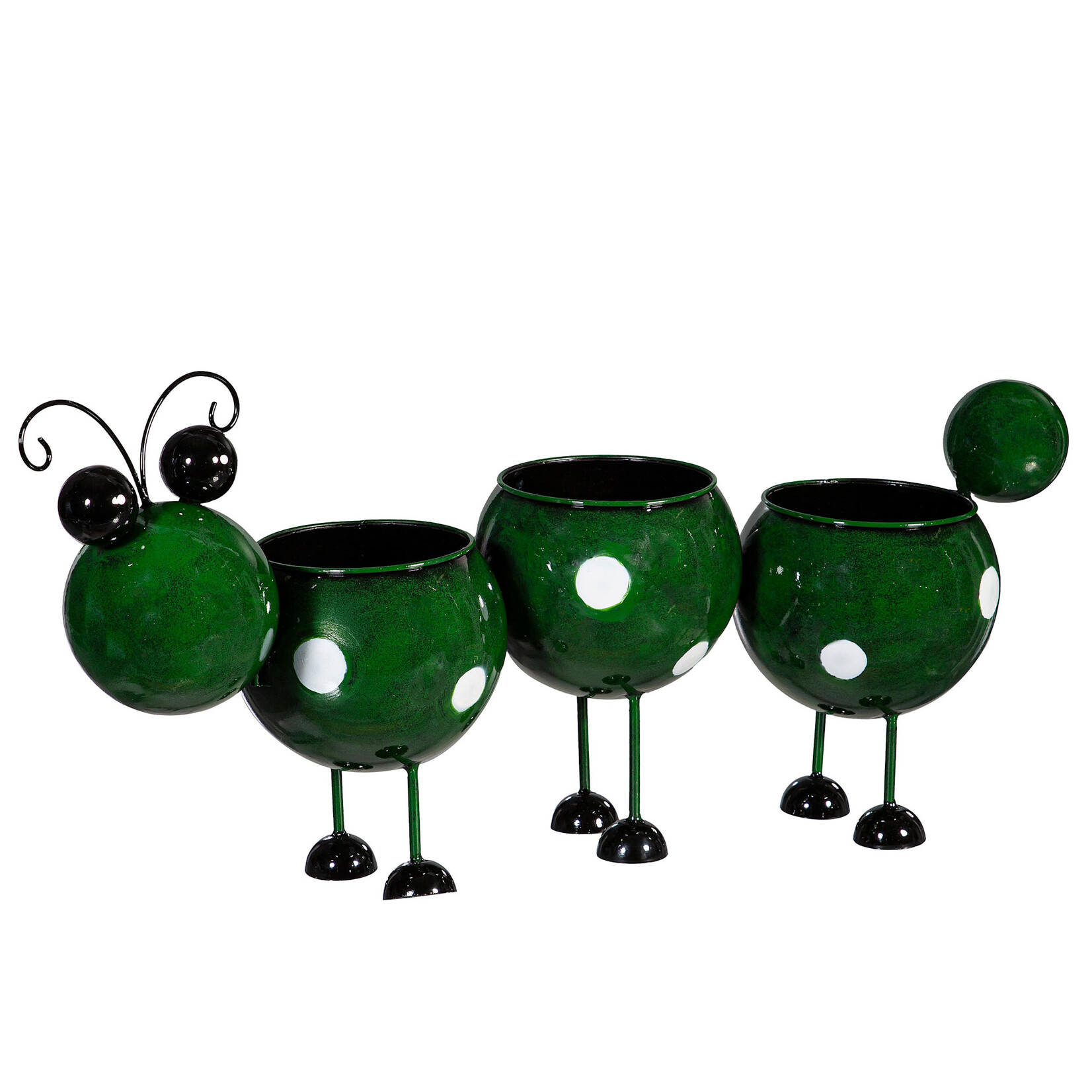 Metal Caterpillar Planter