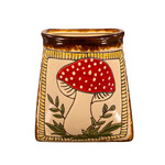 Ceramic Mini Wall Pocket Planter Mushroom