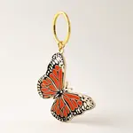 Monarch Butterfly Keychain Bag Charm