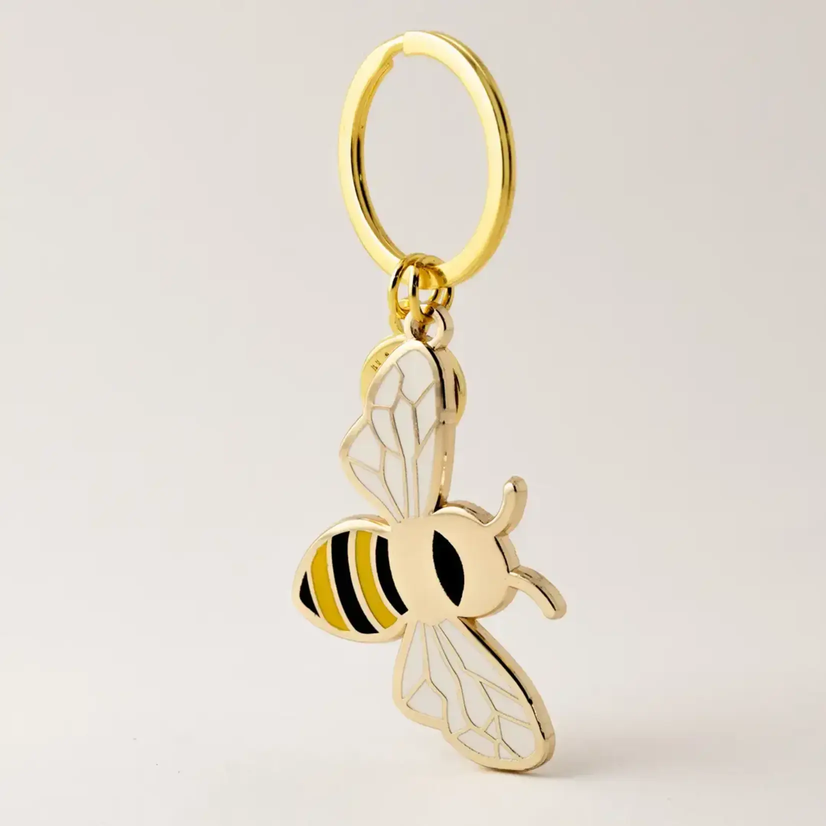 Queen Honey Bee Keychain Bag Charm