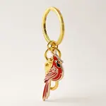 Red Cardinal Keychain Bag Charm