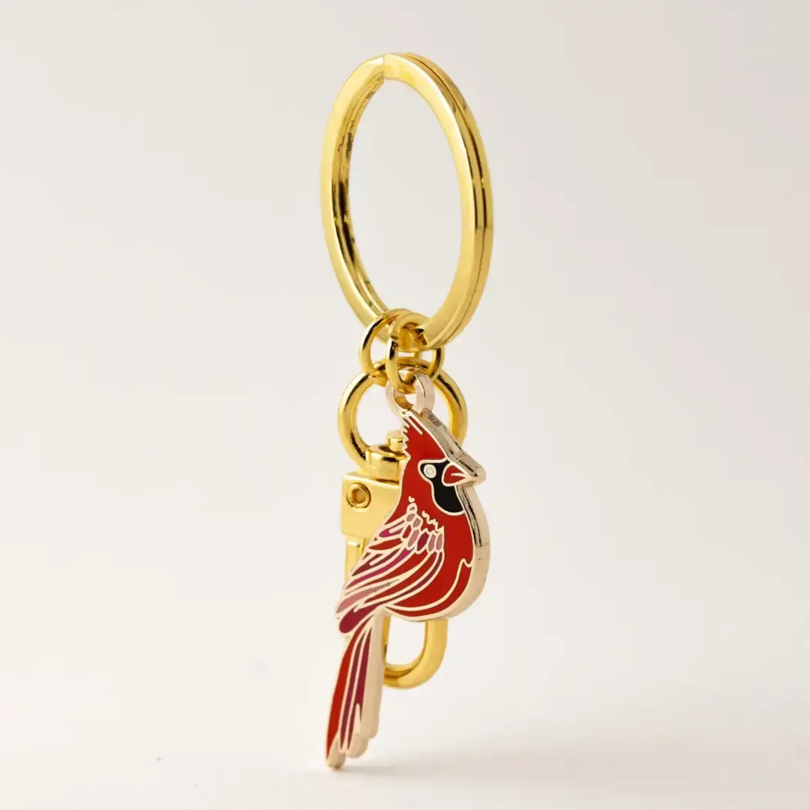 Red Cardinal Keychain Bag Charm
