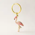 Flamingo Keychain Bag Charm