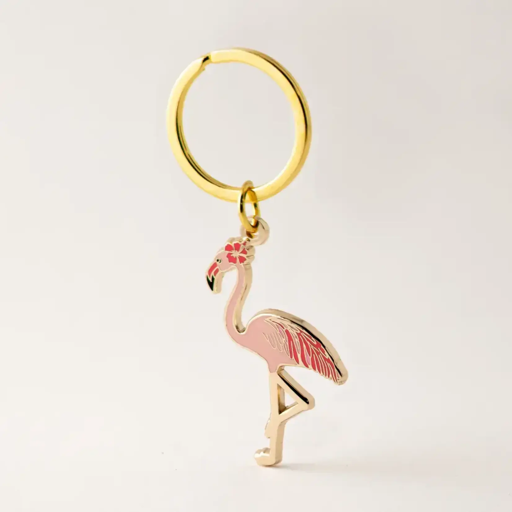 Flamingo Keychain Bag Charm