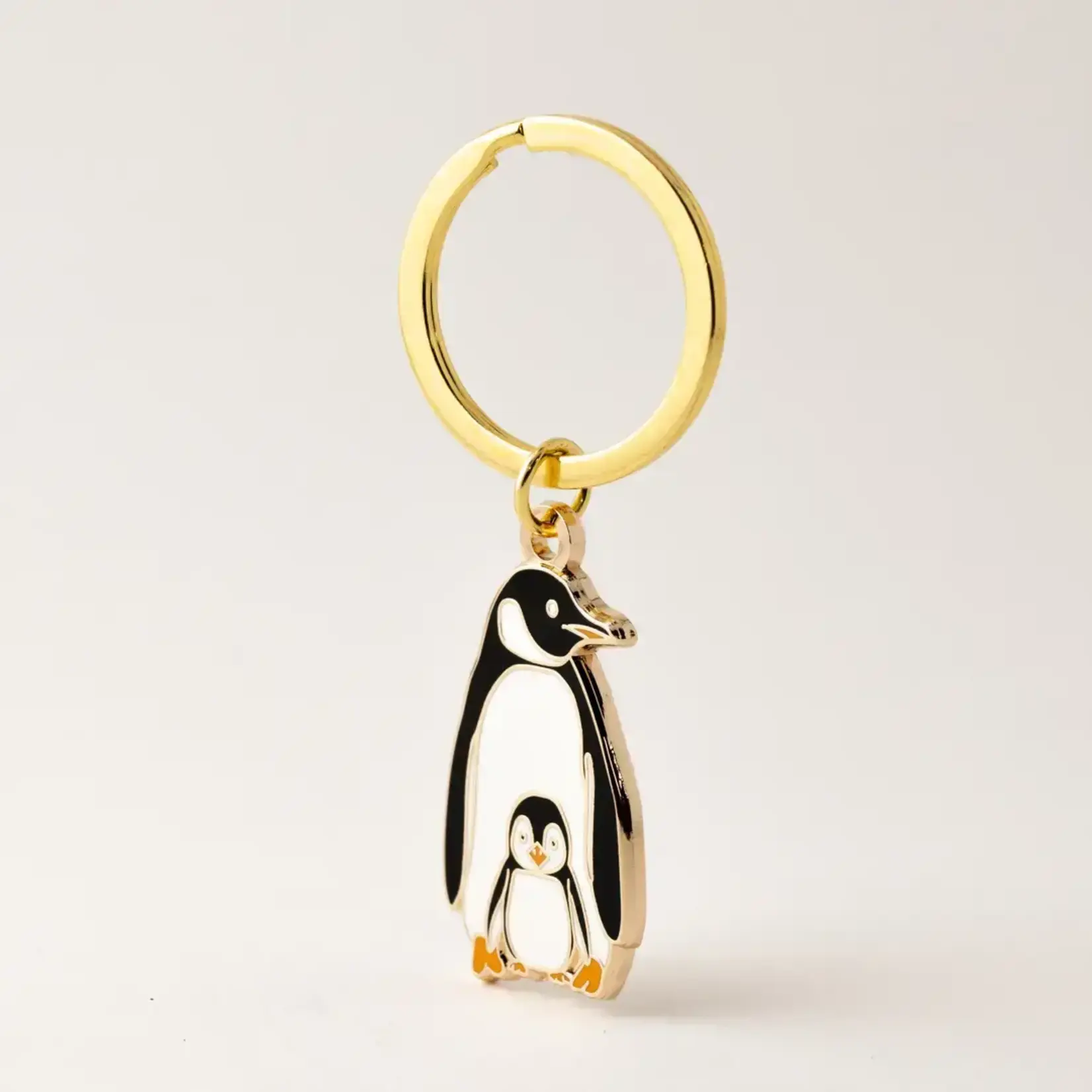 Penguin Mom & Baby Keychain Bag Charm