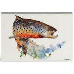 Dean Crouser DC Brown Trout Wall Art - 12x8