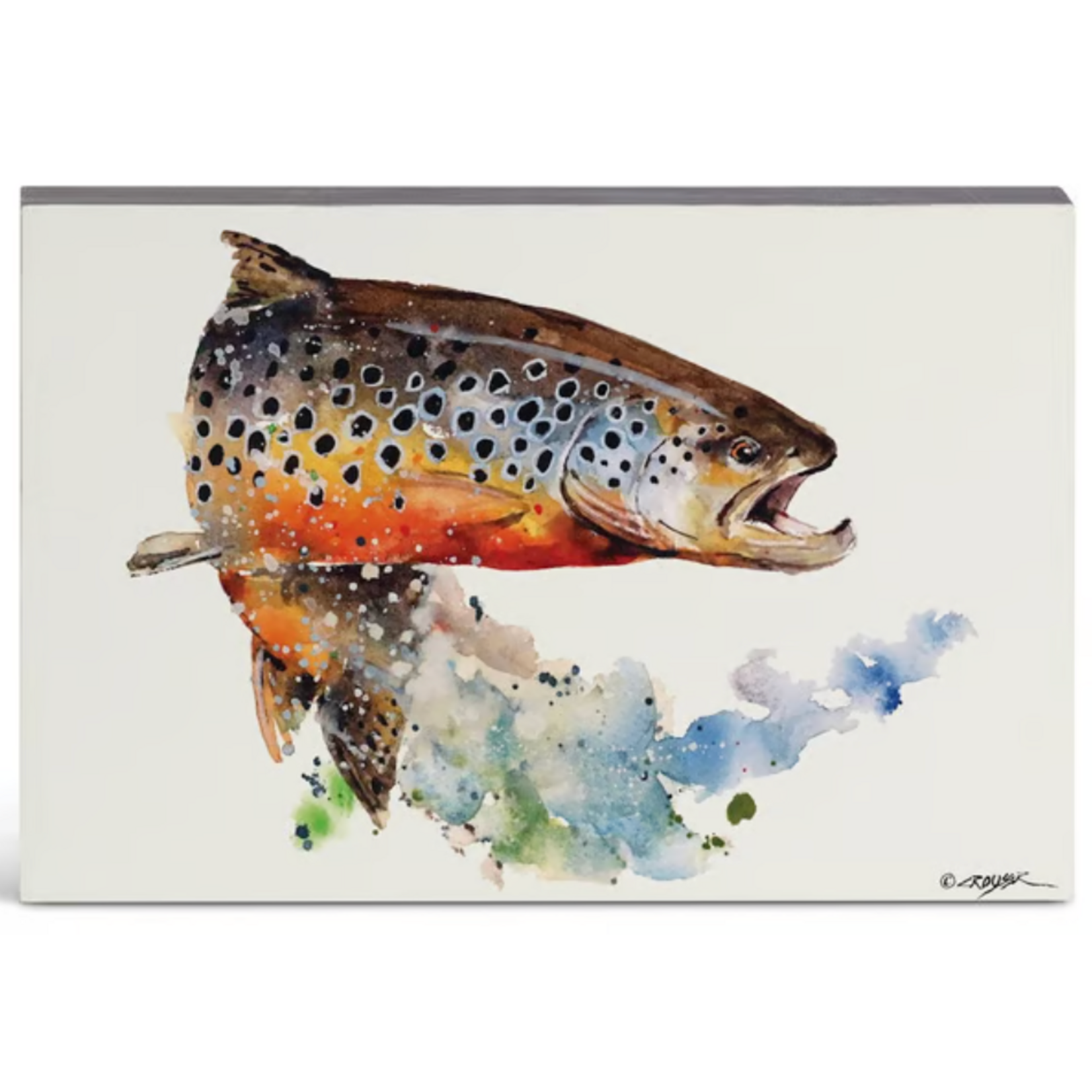 Dean Crouser DC Brown Trout Wall Art - 12x8