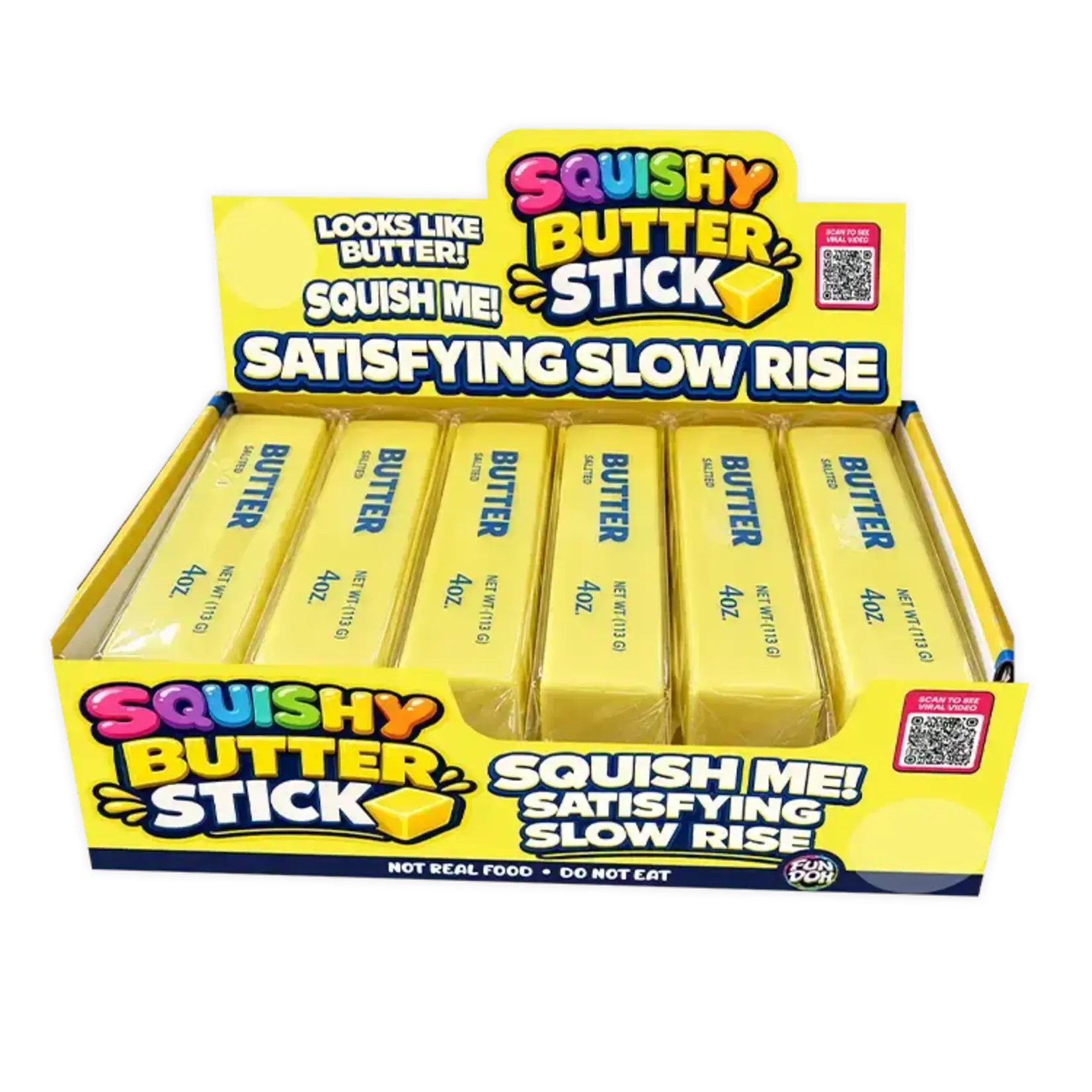 Fun Doh 6in Butter Stick Slow Rise Fidget Toy