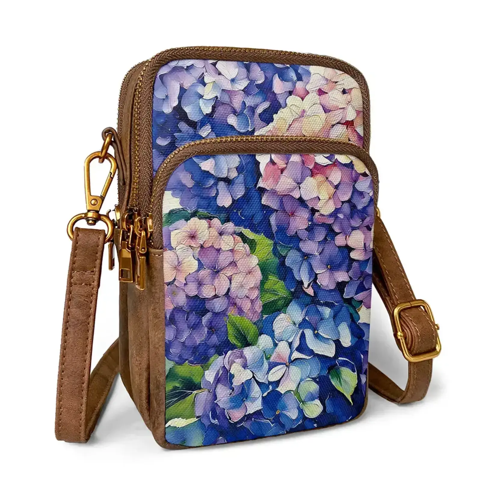 Hydrangea Cellphone Sling Bag