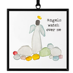Sharon Nowlan Angels Watch Over Me Suncatcher - 3x3in