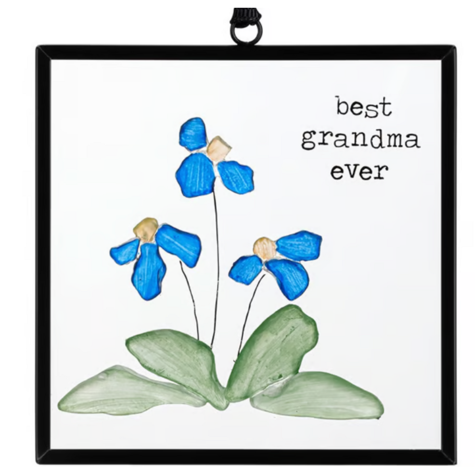 Sharon Nowlan Best Grandma Ever Suncatcher - 3x3in