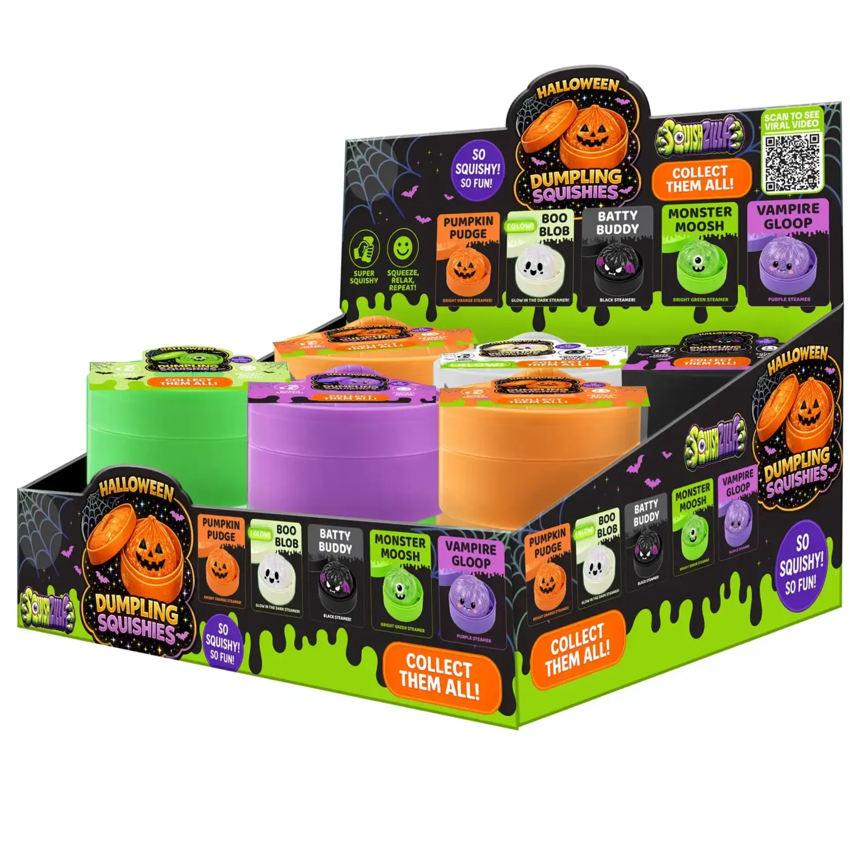 Fun Doh Spooky Mystery Dumpling Squishy Toy