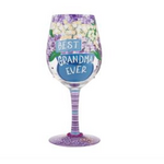 Lolita Best Grandma Ever Wine Glass by Lolita