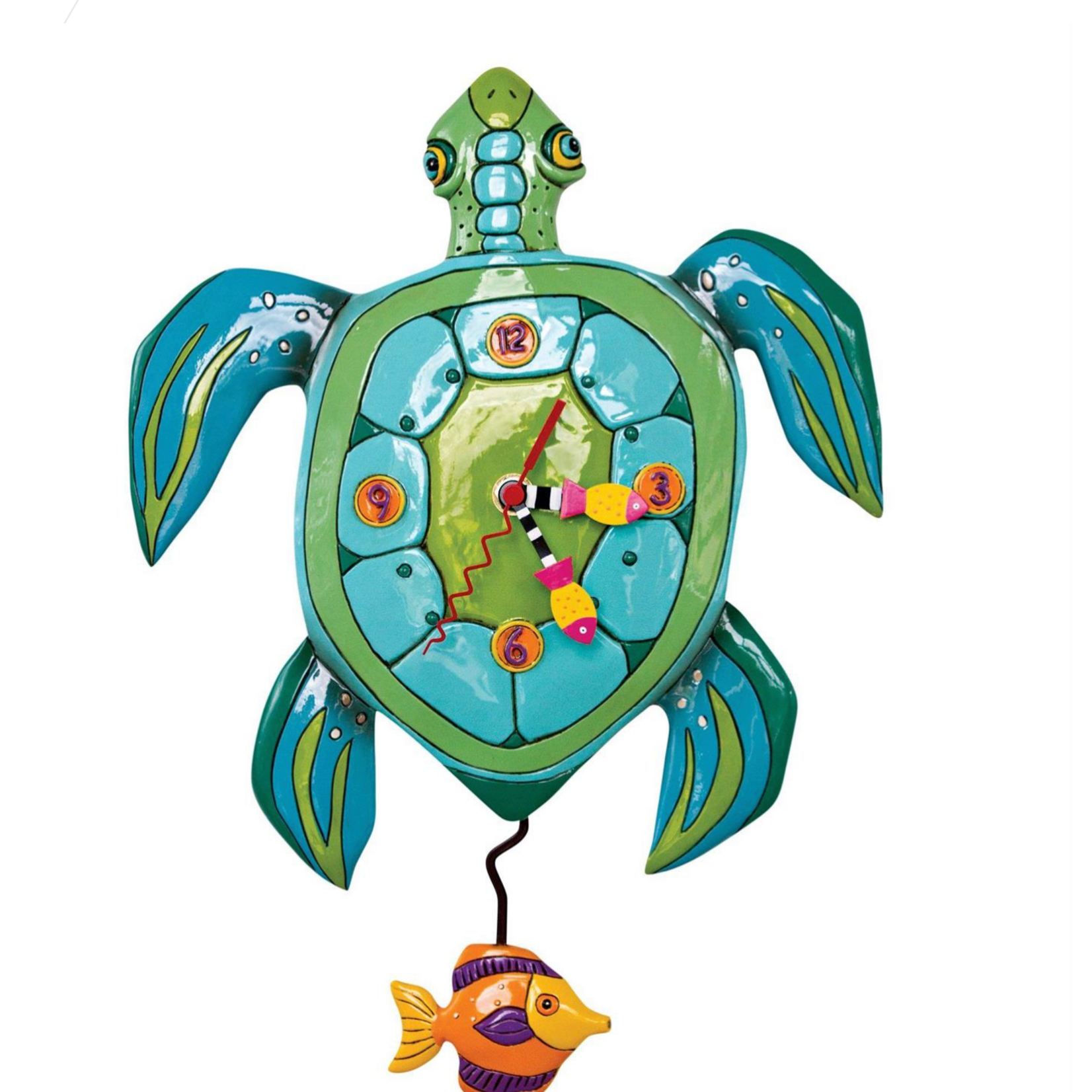 Allen Designs Sup Dude Turtle Clock By Allen Designs