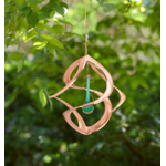 Copper Cosmix 11" with Green Teardrop