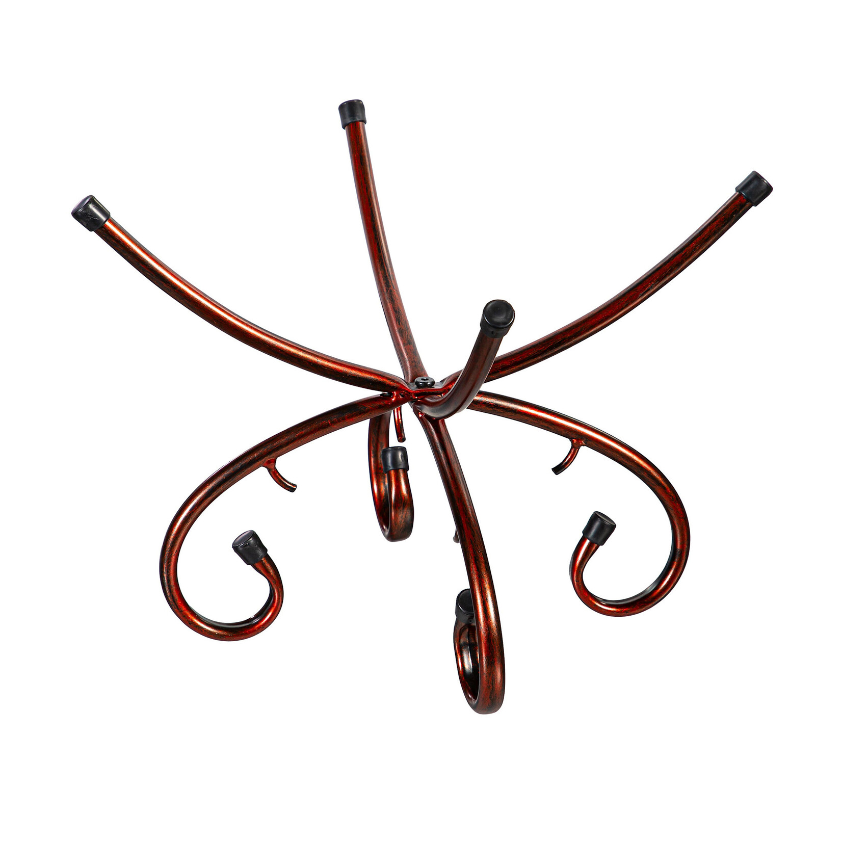 Metal Copper Convertible Bird Bath Stand