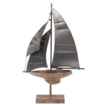 Sailboat Figure Resin Metal