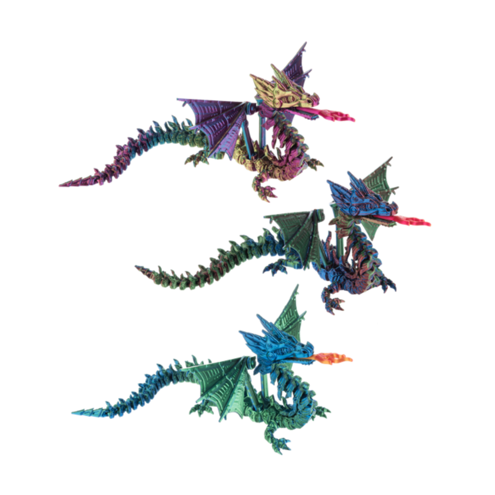 Ganz Shimmer Creatures - Fire Dragons
