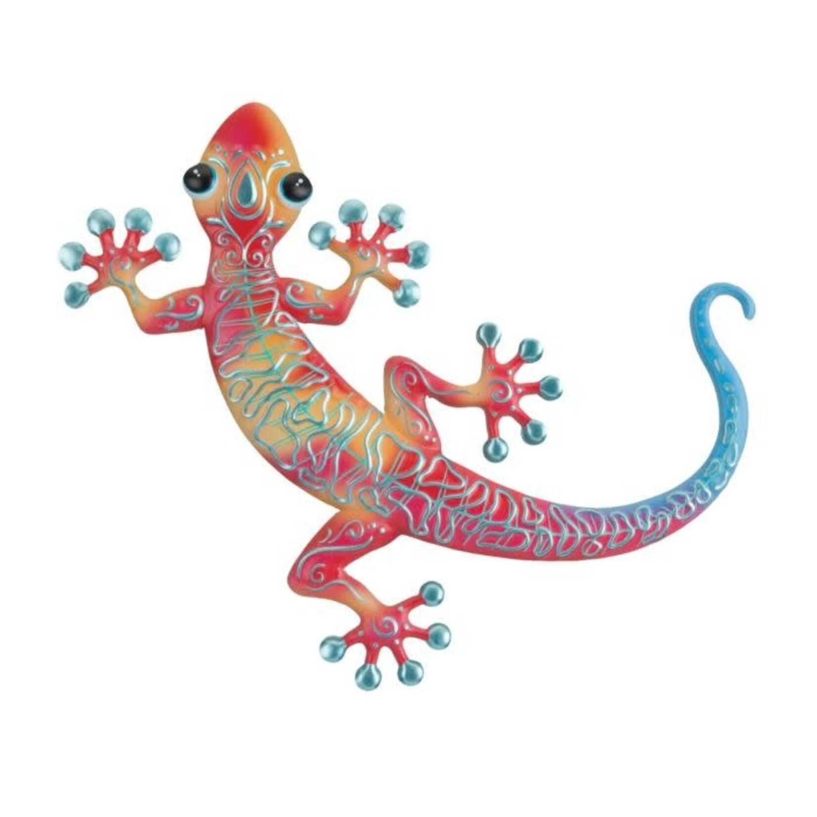 Regal Art & Gift Swirl Gecko Wall Decor 11" - Red